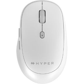 Hyper Hyperspace Wireless Mouse Bluetooth 5.0 — Ergonomic Wireless Mouse w/Adjustable Sensitivity, Fast Switching, Compatible w/MacOS, Windows, Chrome OS — Pair Up to 3 Devices