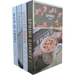 Decorative Books for Home Decor - Coffee Table Book Decor - 6PCS Faux Books for Decoration - Decorative Books for Coffee Table Decor - Large Fake Books Decorative Books for Bookshelf Display