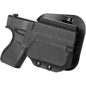 OWB Kydex Holster for Glock 43 43X 48 MOS Compatible with Streamlight TLR-6, Optic Cut Paddle Carry, Right Hand