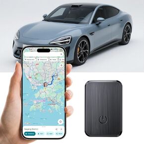 GPS Tracker for Vehicle Super Strong Magnetic Waterproof Hidden GPS Tracker Car GPS Tracking Vehicle Elderly Kids Pets Free Platform Android Apple Both use No Subscription/no Monthly Payment