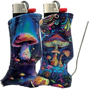 2pk Bundle - Toker Poker - Bic Lighter Case Multi Tool, All Inclusive Tool for Camping and Other - Fun Guy, Night Time