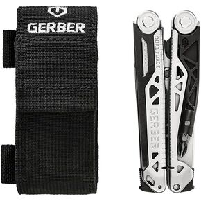 Gerber Gear Dual-Force Multitool - Durable Dual Multitool with Blunt Nose - Includes Center Drive Axis, Pliers, Saw, Wire Cutters & More