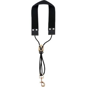 VANPHY Saxophone Neck Strap, Non-Slip Leather, Comfort Pad Alto Saxophone Neck Strap, Adjustable Length Sax Strap For Soprano Tenor Sax and Other Woodwind Instruments (Black) in Saudi Arabia