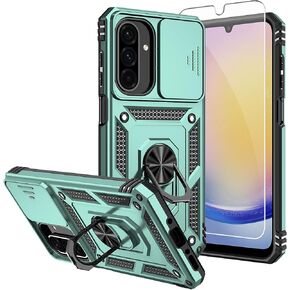 for Samsung Galaxy A26 5G Phone Case, with Screen Protectors and Camera Cover,[Military Grade] 16ft.Drop Tested Cover with Magnetic Kickstand Protective Case for Samsung A26 5G, Blue