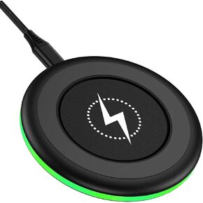 15W Wireless Charger Fast Charging Pad for iPhone 16e/16/16 Pro/15 Pro Max, Android Wireless Charger Samsung Charging Station for Galaxy S25 Ultra/S24 FE/S24/S23 Plus Pixel 9/9 Pro XL/Fold/8a/8/7 Pro