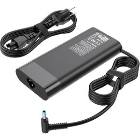 150W AC Laptop Charger for HP ZBook Studio 15 16 17 G3-G8, ZBook 15 16 17 G5-G9, OMEN 15 17 Fury 15 17 G7-G8, HP Pavilion Gaming 15 17, 15u G3, 15v x360 G5 Power Cord