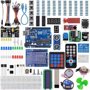 Project Super Starter Kit for R3 Mega2560 Mega328 Nano, Most Complete Electronics Starter Kit with Tutorial Compatible with Arduino IDE,175PCS