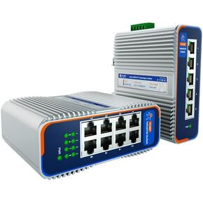 8 Ports with 10/100/1000Mbps Gigabit Industrial Ethernet Switch -40°C~85°C Lighting Protection 6KV Dustproof Design IP40 Protection USR-ISG1008