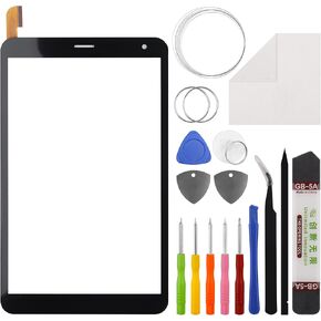 New Touch Screen Digitizer Replacement for Maxwest Nitro 8 with Specialized Repair Tools Kit.(with Touch Function) (No LCD Screen)-with OCA Adhesive