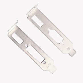 Low Profile/Half Height Bracket for DP/HDMI + VGA and HDMI+ DVI ATI Nvidia Video Graphics Card
