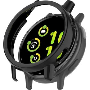 Disscool Case Cover Compatible with Garmin Vivoactive 5 Protector Covers, Soft Anti Drop PC Replacement Protective Cases Smart Watch Accessories(Black)