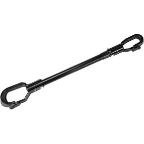 QWORK Bike Crossbar for Hanging Style Trunk or Hitch Racks, Black, One Size, Versatile Top Tube Adapter for Non, Traditional Bike Frames