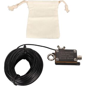 Portable HF End Fed Antenna 1:30MHZ FE8 CW SSB 1:49 Balun Short Pocket End Fed Radio Antenna, with PVC Material, for 40m, 20m, 15m, 10m Communications