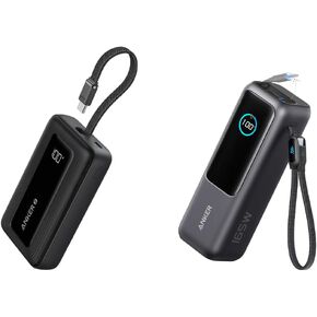 ANKER LAPTOP BANK ، شاحن محمول بحجم 25000 مللي أمبير في الساعة ، شاحن محمول ، 10000 مللي أمبير في الساعة 30W