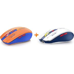 Bluetooth Wireless Mouse - (BT1/BT2+USB) Tri-Mode High Performance, Rechargeable, Multi-Device Compatible with PC/Laptop/Computer/MacBook/iPad Air Pro