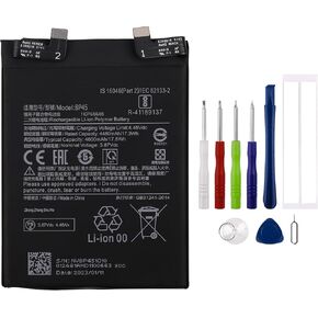 New Rechargeable Battery BP45 Compatible with Xiao-mi 12 Pro 2201122C, 2201122G with Tools