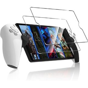2 Pack Tempered Glass Screen Protector for Sony Playstation Portal Remote Player,9H Hardness,HD-Clear,Anti-Scratch,Anti-Fingerprints,No Bubbles,Full Coverage Playstation 5 Portal Glass Film