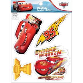 Disney Pixar Cars Decals - Set of 5 Chick Hicks Ramone Flo Vinyl Stickers for Car Laptop Computer Kids Water Bottle Outdoor Waterproof