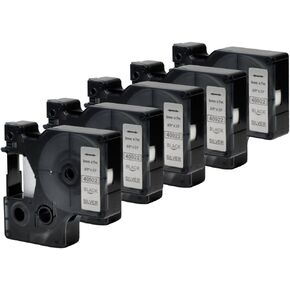 Label Orison Replacement DYMO D1 Label Tape 40913 41913 for Dymo Label Maker Refills, Black on White, for Dymo LabelManager 160 210D 260P 280 360D 420P PnP 500TS 450DUO, 3/8" x 23'(9mm x 7m), 5 Pack