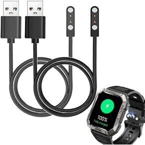 Smart Watch Cables Compatible with IOWODO, Blackview W60 2.01" Smartwatch, 2-Pack