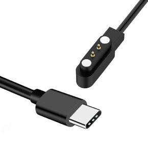 Charger for GloryFit T80 T70 T60 T50 P99 P98 Smart Watch, [Pin Spacing 4mm] USB-C Magnetic Charging Cable for Puqo T80, CASCHO T70/P98, Matast T60/P99, uaue T60/T50, Tikland T60/P98 Smartwatch(Type-C)