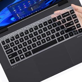 Keyboard Cover for 15.6 HP Envy x360 15-fe 15-fh 15-fe1073cl 15-fe0053dx 15-fh0013dx 15-fh0023dx 15-fe1073cl 15-fe0097nr 15-fe0013dx 15-ew1073cl ew1057nr 15-ew0023dx 15-ey1045cl 15-ey0013dx ey0023dx