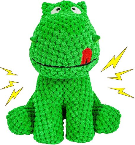 Christmas Dog Toys, Dog Squeaky Toys with Crinkle Paper, Plush Reindeer Dog Toys, Interactive Stuffed Dog Chew Toys, Dog Gifts for Puppy, Small, Medium, Large Dogs in Kuwait