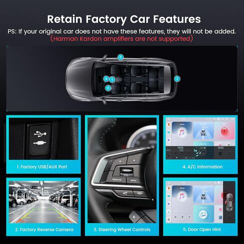 Roadanvi X12 Car Stereo for Subaru Forester WRX 2016-2018 Carplay & Android Auto Android 12 Head Unit, WiFi & 4G LTE GPS Navigation 1280x720 QLED 9" Touch Screen 4GB+64GB Bluetooth in Saudi Arabia