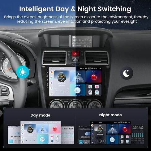 Roadanvi X12 Car Stereo for Subaru Forester WRX 2016-2018 Carplay & Android Auto Android 12 Head Unit, WiFi & 4G LTE GPS Navigation 1280x720 QLED 9" Touch Screen 4GB+64GB Bluetooth in Saudi Arabia