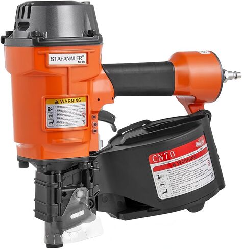 CN55 Coil Nailer 1-Inch up to 2-1/4-Inch Collated Coil Nails 15 Degree Pneumatic Nail Gun for Pallets, Packing Boxes, Crates and Fence in Saudi Arabia