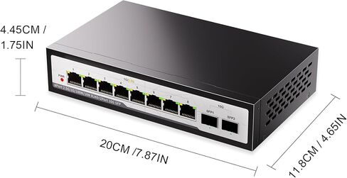 5-Port 2.5Gb Ethernet Switch,25Gbps High-Speed Unmanaged Switch,5 x 2.5GBASE-T Ports,Fanless Metal Design, Wall Mountable,Plug - Play in Saudi Arabia