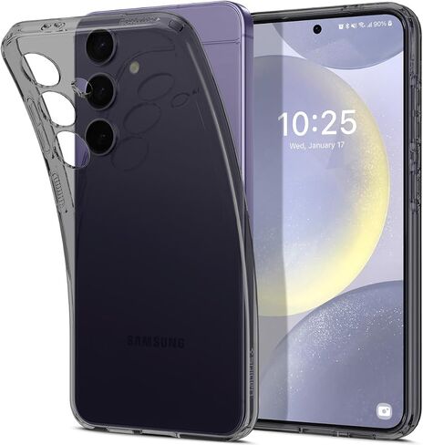 Spigen Liquid Crystal Designed for Galaxy S25 Edge Case (2025) [Anti-Yellowing], [Military-Grade Protection] - Crystal Clear in Saudi Arabia