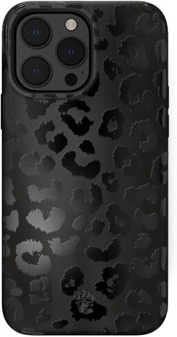 VELVET CAVIAR Black Leopard Cheetah Print Phone Case for iPhone 14 Pro Max - Compatible with MagSafe - 10ft Drop Tested in Saudi Arabia