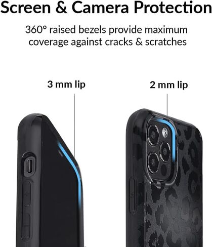 VELVET CAVIAR Black Leopard Cheetah Print Phone Case for iPhone 14 Pro Max - Compatible with MagSafe - 10ft Drop Tested in Saudi Arabia