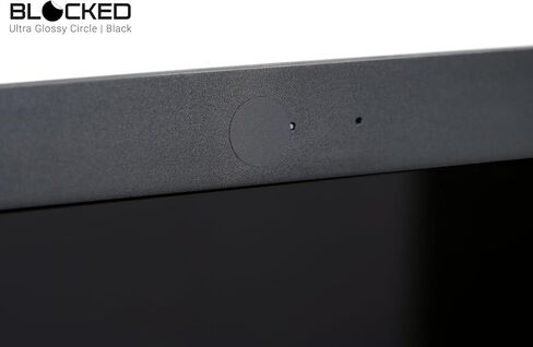 Blocked Webcam/Camera Vinyl Covers | 57 Low-Tack Restickable Webcam Sticker | 3-Sizes | Black 57-Pack Hearts (Muted Matte) in Saudi Arabia