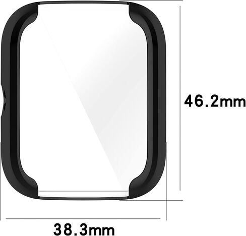 حالة حامي الشاشة متوافقة مع Amazfit Bip 3 Pro Smartwatch Accessories خدش الحماية الكاملة TPU (7Colors) in Kuwait