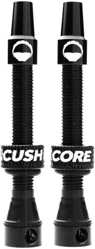 CushCore 44mm Air Valve Set - Premium Set of Alloy Valves, Nitrile Rubber Seal, Valve Core Tool Included, Tubeless Presta Valve, (44mm 2-Pack, Green) in Saudi Arabia