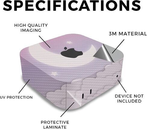 Skin Compatible with Apple Mac Mini M4 (2024) - Green Hex - Premium 3M Vinyl Protective Wrap Decal Cover - Easy to Apply | Crafted in The USA by MightySkins in Saudi Arabia