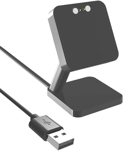 Compatible with BIGGERFIVE Charger,Lamshaw Charging Stand Desk Holder Charging Dock Station Compatible with BIGGERFIVE BARVE BW01, BW02 Fitness Tracker Watch (Black-Dock) in Kuwait