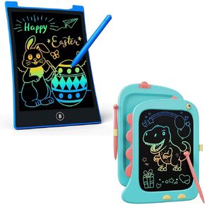 KOKODI 8.5 Inch LCD Writing Tablet Doodle Board+10 Inch LCD Writing Tablet(Blue+Blue)