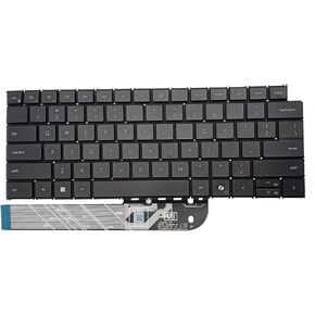 Replacement Keyboard Compatible with Dell Inspiron 14 Plus 7440 7441, Dell Inspiron 16 Plus 7640, 7640 2-in-1, with Backlight (Black, with Backlight)