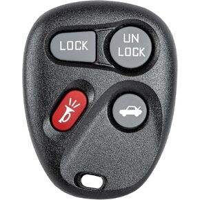 استبدال مفتاح FOB من 2001-2005 شيفروليه إمبالا مونت كارلو GMC Safari Savana/Buick Cadillac Oldsmobile Pontiac Car بدون مفتاح التحكم عن بعد ، KOBLEAR1XT KOBUT1BT ، 4 BTN