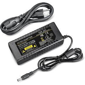 24V 3A 72W Power Supply AC/DC Adapter AC 100-240V to DC 24V Converter 24 Volt 3 Amp Switching Power Transformer with 5.5x2.5mm DC Output Plug for LED Strip Light CCTV Camera