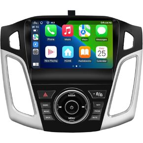 SWTNVIN CAR Stereo Radio for Ford Focus 2012-2017 Android 14 Carplay & Android Auto 9 Inch IPS 720 * 1280 Qled Screen مع 4G LTE Bluetooth5