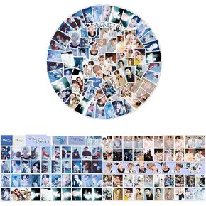 90pcs Enhypen Stickers,2025 New Album Stickers for Collection(White)