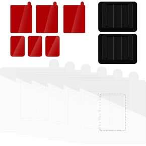 Miofive Windshield Electrostatic Films & Adhesive Sticky Tapes for S1 Series | 2 x Dash Cam Mounts | 3 x Spare Adhesive (Front) | 3 x Spare Adhesive (Rear) | 6 x Static Stickers