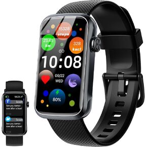 Smart Watch, 1.47" HD Smartwatch for Men Women with 24 Sport Modes, IP68 Waterproof Fitness Tracker with 24/7 Heart Rate/Sleep/SpO2 Monitor, Step Tracker, Pedometer, Activity Tracker for Android iOS