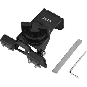 Majatou Car Mobile Antenna Bracket, Stainless Steel Car Vehicle Mobile Antenna Clip Bracket Holder Mount Base