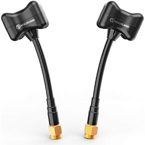Hollyland Triumph Antenna [Official] for Wireless Video Transmission System 2.5dbi 88mm Circular Polarization Antenna for Mars 400s Pro/Mars 400s/ Mars 300 Pro/Mars 300 / Mars 400 (Black)-2 PCS