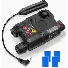 Airsoft Laser Sight PEQ-15 IR Sight + UHP مشهد ليزر أحمر مرئي + مصباح يدوي أبيض LED